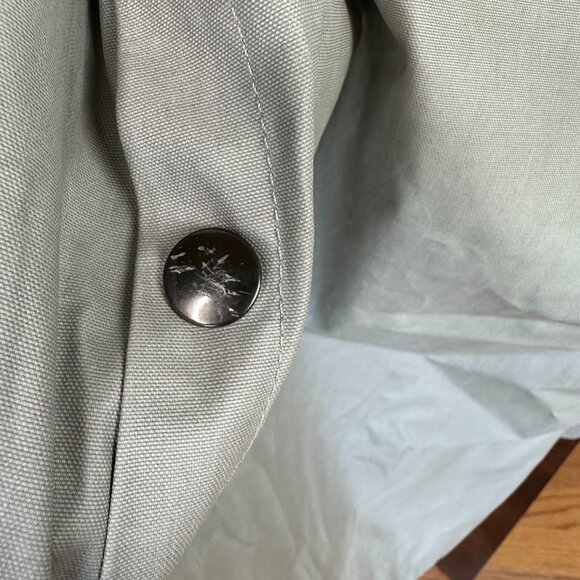 Isabel Marant Tatiana Belted Canvas Trench Coat With Vest Mushroom US 2-4 - Picture 15 of 17